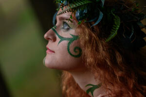 iryna as a dryad - fotoshoot